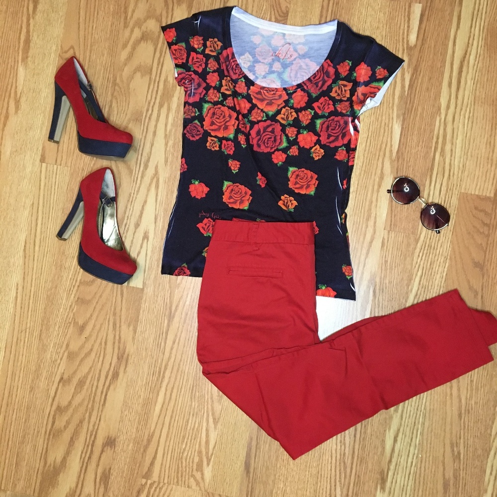 Small Artesanal FloralTop Mexican Desing